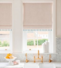 Bellini Bobble Trim Trim by James Hare Blue