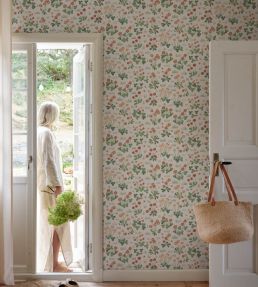 Bellis Wallpaper by Sandberg Red