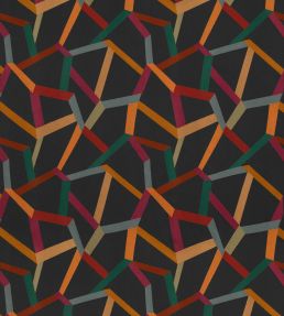 Beltane Fabric by Mulberry Home Midnight Blue