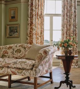 Belvedere Fabric by Colefax And Fowler Tomato/Olive