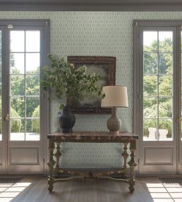 Belvedere Wallpaper by Schumacher Celadon