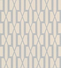 Belvedere Wallpaper by Schumacher Orpington Blue