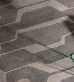 CF Editions Benares by Matthew Hilton rug Pewter CFR123-01 Pewter