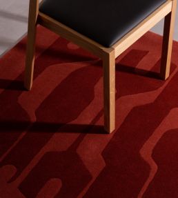 CF Editions Benares by Matthew Hilton rug Rust CFR123-02 Rust