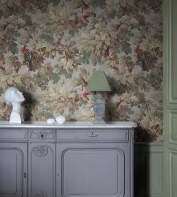 Benjamin Wallpaper by Sandberg Sage Green