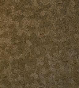Berenice Wallpaper by Casamance Noir/Dore
