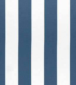 Bergamo Stripe Fabric by Thibaut Navy