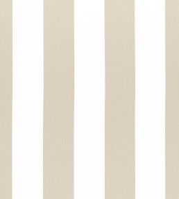 Bergamo Stripe Fabric by Thibaut Taupe