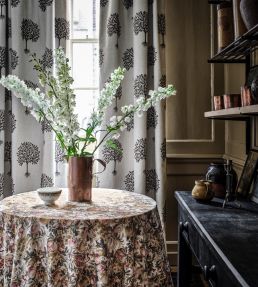 Bergamot Fabric by Clarke & Clarke Blush/Linen