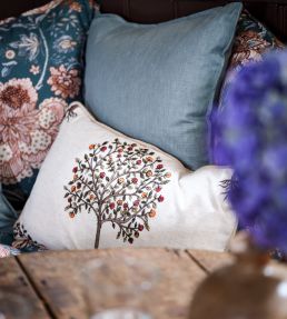 Bergamot Fabric by Clarke & Clarke Blush/Linen