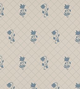 Berkeley Sprig Wallpaper by Colefax and Fowler Blue