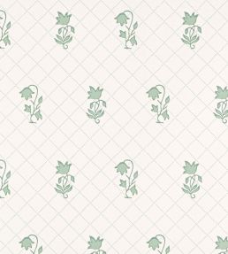 Berkeley Sprig Wallpaper by Colefax and Fowler Forest Green