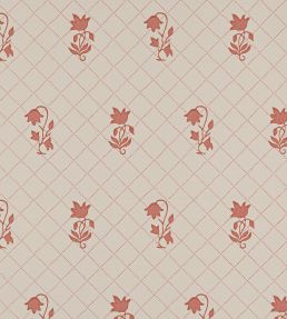 Berkeley Sprig Wallpaper by Colefax and Fowler Red