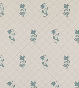 Berkeley Sprig Wallpaper by Colefax and Fowler Teal