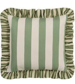 Berkeley Stripe Cushion 43 x 43cm by Designers Guild Celadon