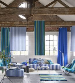 Berkeley Stripe Fabric by Designers Guild Celadon