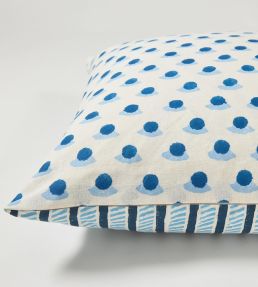 Berry Cushion 50 x 50cm by Molly Mahon Indigo/Sky