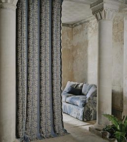 Berry Tree Weave Fabric by Liberty Pewter