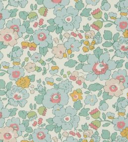 Betsy Flora Fabric by Liberty Robins Egg