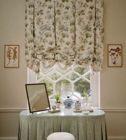 Bettina Fabric by Colefax and Fowler Apricot/Leaf