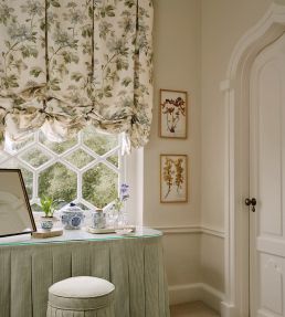 Bettina Fabric by Colefax and Fowler Apricot/Leaf