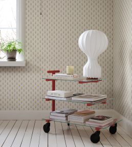 Betty Wallpaper by Sandberg Yellow
