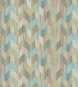 Betulle Wallpaper by Missoni Blue/Tan