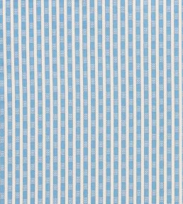 Beverly Stripe Fabric by Schumacher Cobalt