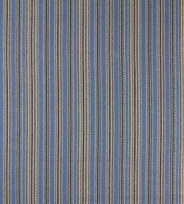 Bexleyheath Stripe Fabric by Morris & Co Woad