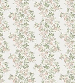 Bibury Fabric by Nina Campbell Blush/Green