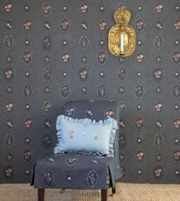 Bibury Sprig Wallpaper by Parker & Jules Midnight