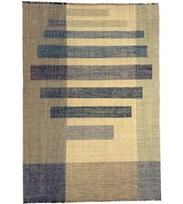 CF Editions Big Blue Circle by Nancy Nicholson rug Multi CFR138-01 Multi