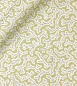 Big Dulcie Linen Fabric by Ian Sanderson Apple