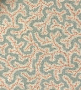 Big Dulcie Linen Fabric by Ian Sanderson Celeste Blue