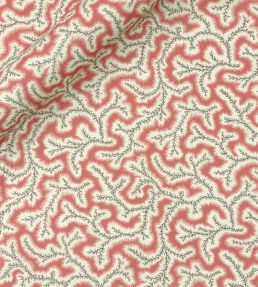 Big Dulcie Linen Fabric by Ian Sanderson Coral