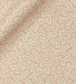 Big Dulcie Linen Fabric by Ian Sanderson Shrimp