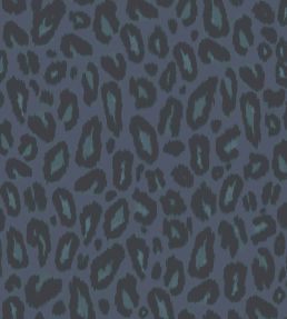 Big Kat Wallpaper by Woodchip & Magnolia Navy