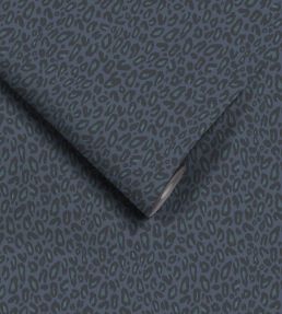 Big Kat Wallpaper by Woodchip & Magnolia Navy