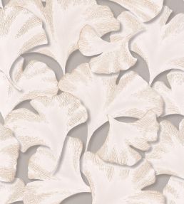 Biloba Wallpaper by Casadeco Taupe