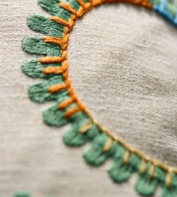 Bimble Embroidery Fabric by Scion Meadow