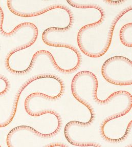 Bimble Embroidery Fabric by Scion Sunset