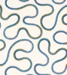 Bimble Embroidery Fabric by Scion Twilight