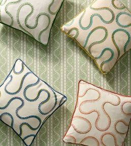 Bimble Embroidery Fabric by Scion Twilight