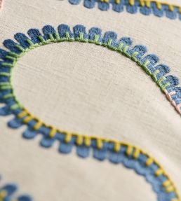 Bimble Embroidery Fabric by Scion Twilight