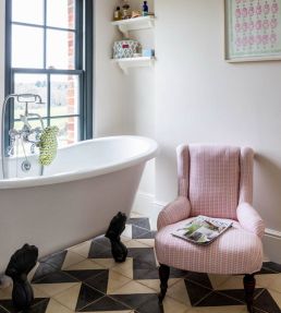 Bindi Fabric by Molly Mahon Pink