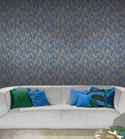 Birch Wallpaper by Missoni Black