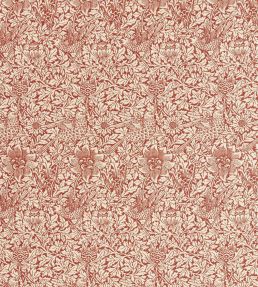 Bird & Anemone Weave Outdoor Fabric by Morris & Co Rose