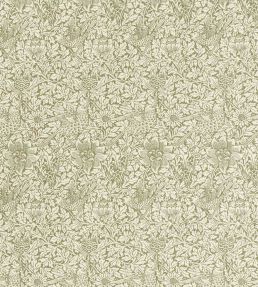 Bird & Anemone Weave Outdoor Fabric by Morris & Co Sage