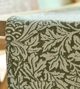 Bird & Anemone Weave Outdoor Fabric by Morris & Co Sage
