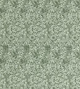 Bird & Anemone Weave Outdoor Fabric by Morris & Co Teal